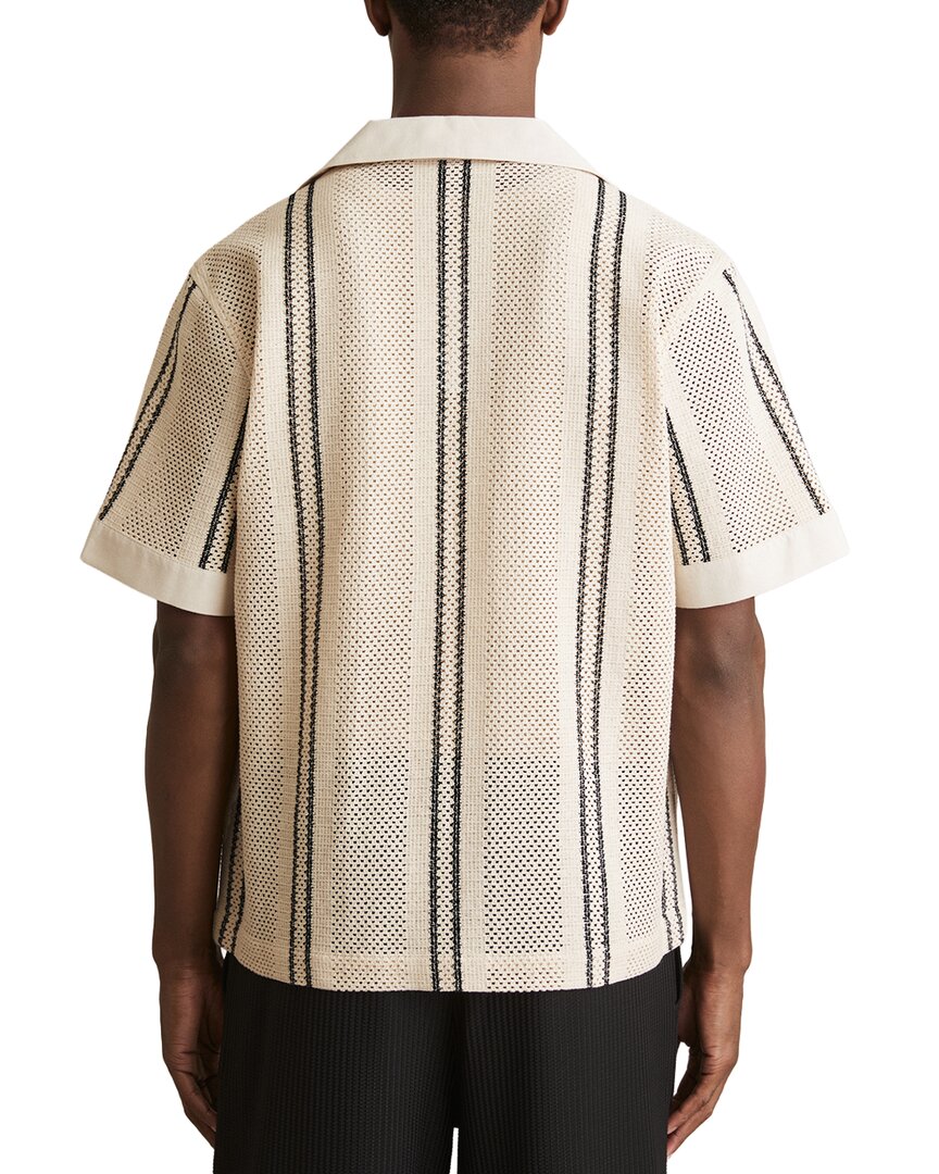 Reiss Opal Crochet Shirt