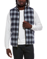 Weatherproof Vintage Sherpa Lined Plaid Flannel Vest