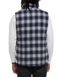 Weatherproof Vintage Sherpa Lined Plaid Flannel Vest