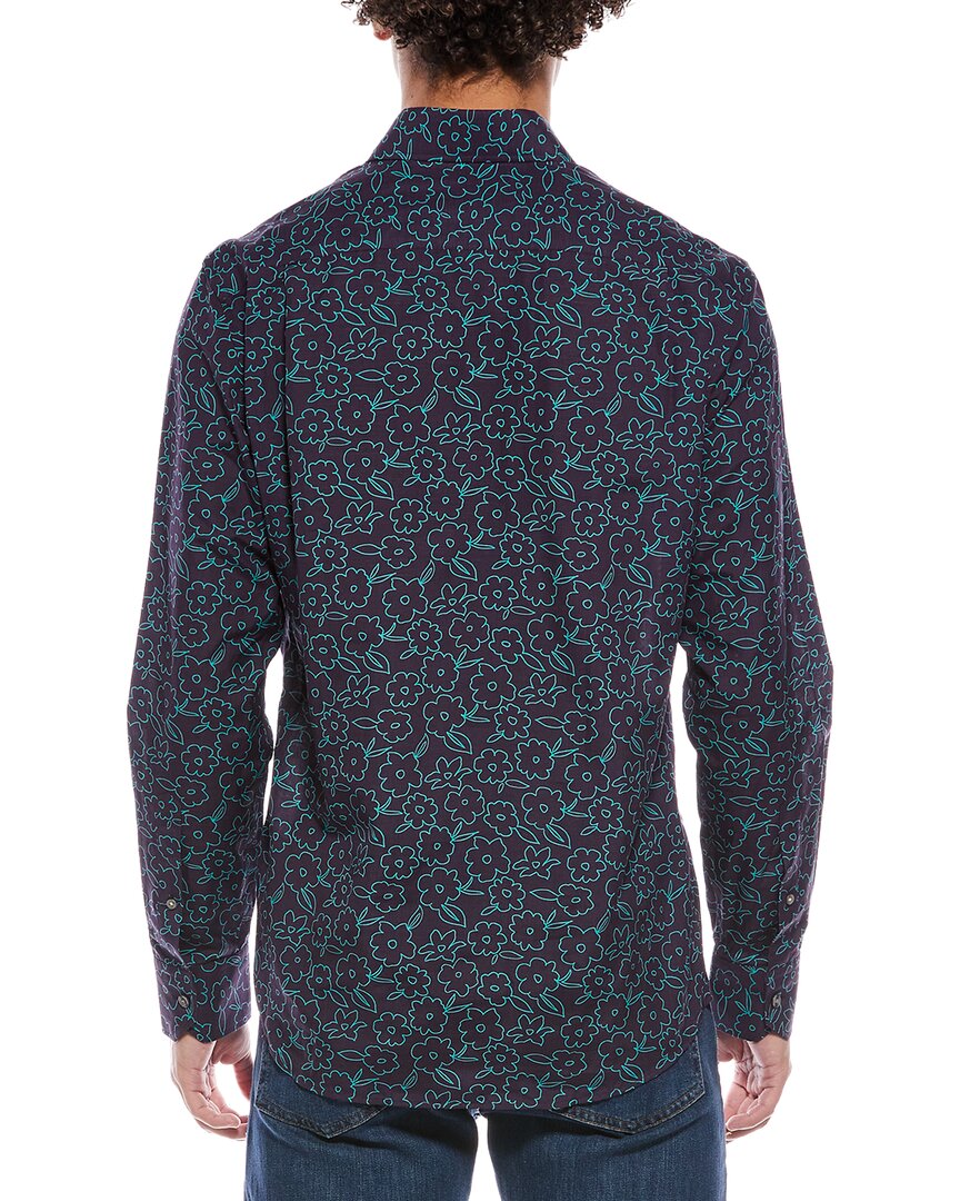 Robert Talbott Reynolds Floral Linen-Blend Shirt