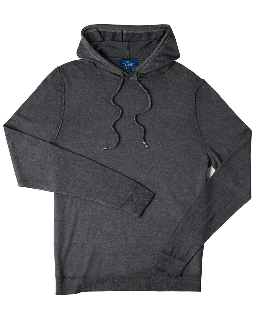 Robert Talbott Robert Talbott  Conway Garment-Dyed Wool Hoodie