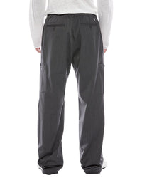Palm Angels Monogram Wool-Blend Loose Pant