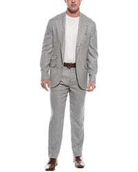 Brunello Cucinelli 2Pc Wool & Linen-Blend Suit