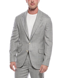 Brunello Cucinelli 2Pc Wool & Linen-Blend Suit