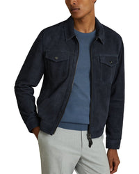 Reiss Pike Suede Jacket