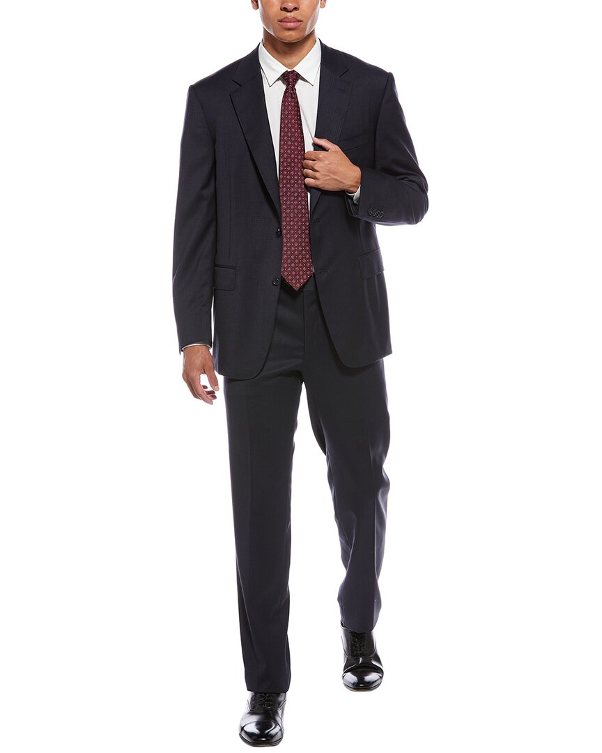 Canali 2Pc Wool Suit Blue