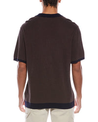 Onia Onia Textured Knit Polo Shirt