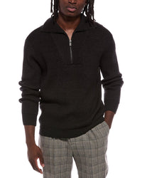 Jason Wu Jason Wu Lis Quarter Zip Mock Neck Sweater