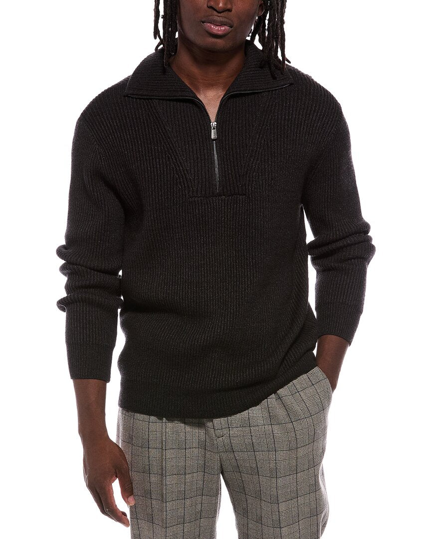 Jason Wu Jason Wu Lis Quarter Zip Mock Neck Sweater