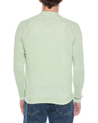 Raffi English Rib 1/4-Zip Mock Neck Sweater