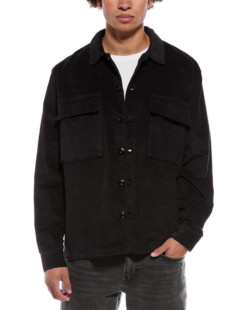 Jason Wu Jason Wu Velveteen Button Up Overshirt