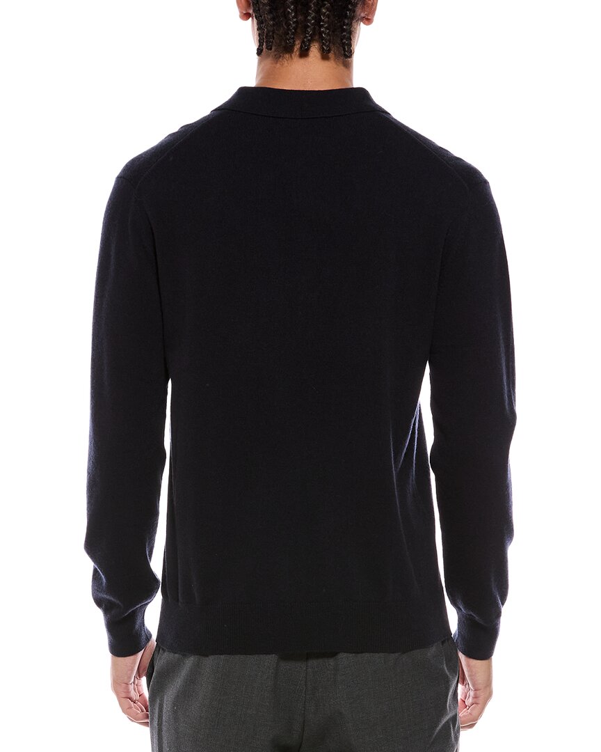N.Peal Greenwich 100% Cashmere Polo Sweater
