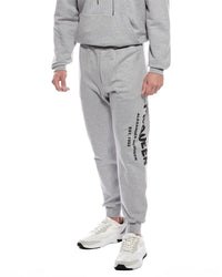 Alexander Mcqueen Cut & Sew Graffiti Print Jogger Pant