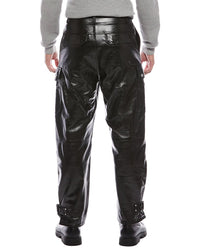 Alexander Mcqueen Leather Cargo Pant