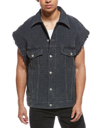 Givenchy Oversized 4G Denim Vest
