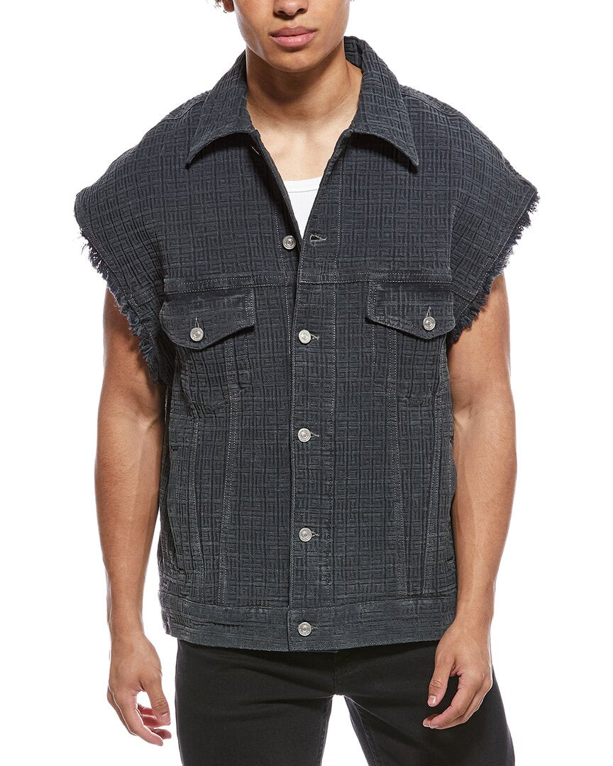 Givenchy Oversized 4G Denim Vest