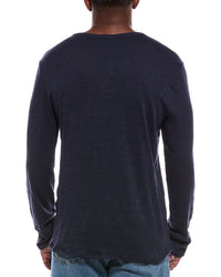 ATM Anthony Thomas Melillo Atm Anthony Thomas Melillo Slub Jersey Destroyed Henley