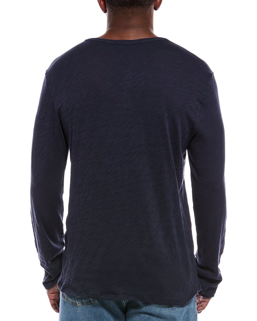ATM Anthony Thomas Melillo Atm Anthony Thomas Melillo Slub Jersey Destroyed Henley