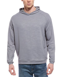 Peter Millar Pine Camo Performance Hoodie Grey Multi