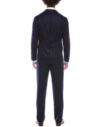 Brunello Cucinelli 2Pc Wool, Silk, & Cashmere-Blend Suit With Pleated Pant