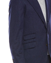 Brunello Cucinelli 2Pc Wool & Cashmere-Blend Suit With Pleated Pant