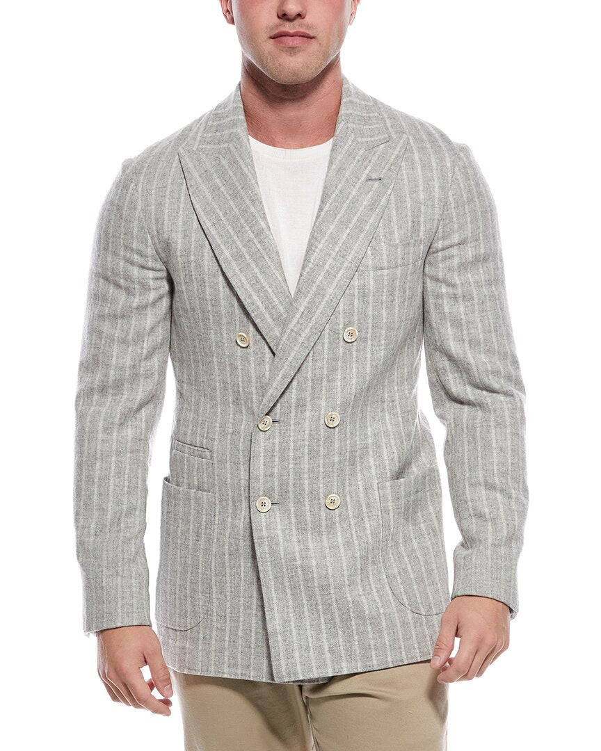 Brunello Cucinelli Alpaca & Wool-Blend Blazer