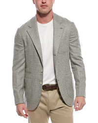 Brunello Cucinelli Wool, Silk & Cashmere-Blend Blazer