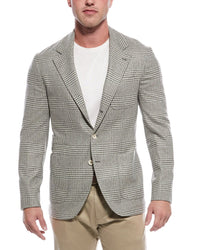 Brunello Cucinelli Wool, Silk & Cashmere-Blend Blazer