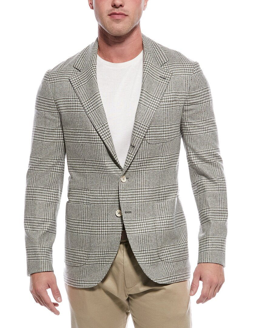 Brunello Cucinelli Wool, Silk & Cashmere-Blend Blazer