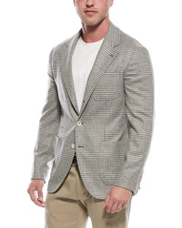 Brunello Cucinelli Wool, Silk & Cashmere-Blend Blazer