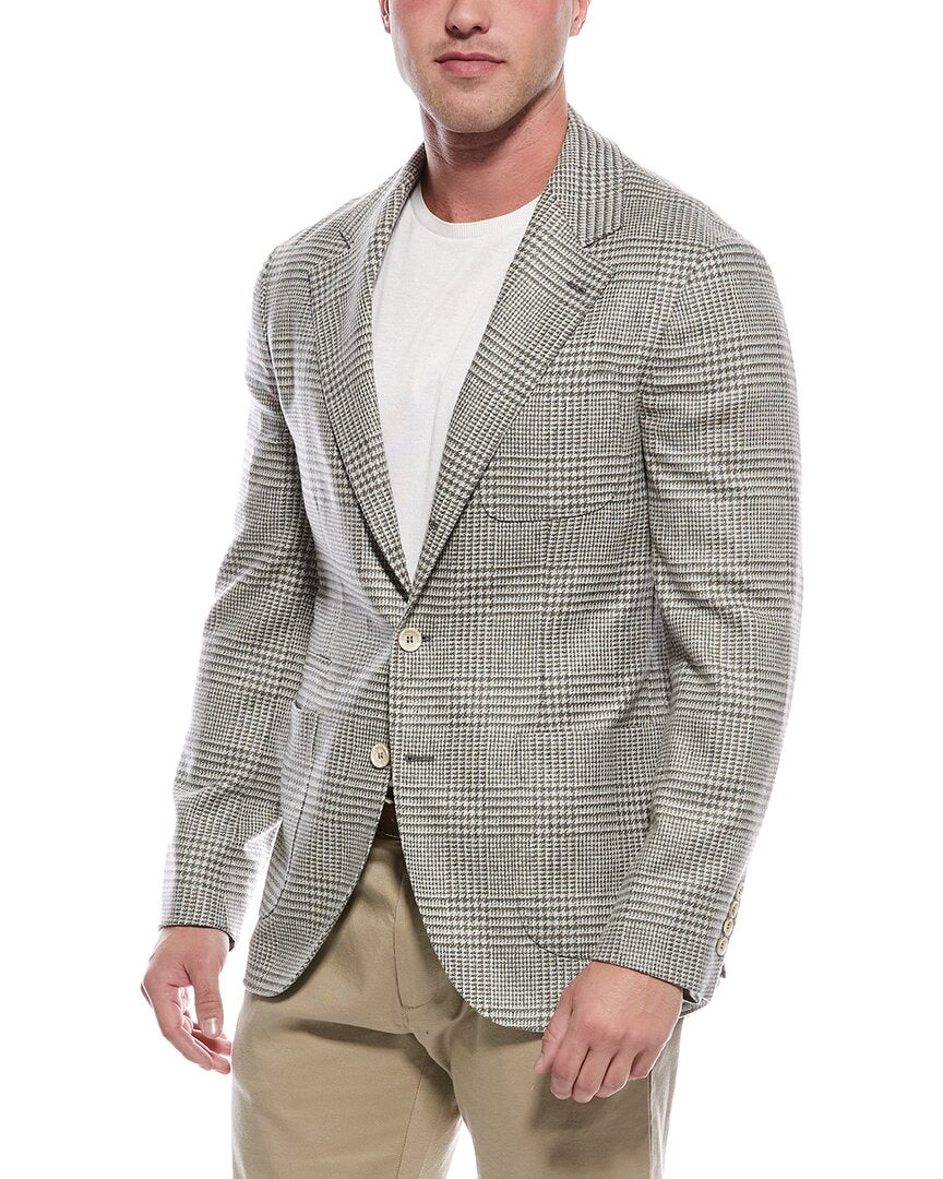 Brunello Cucinelli Wool, Silk & Cashmere-Blend Blazer