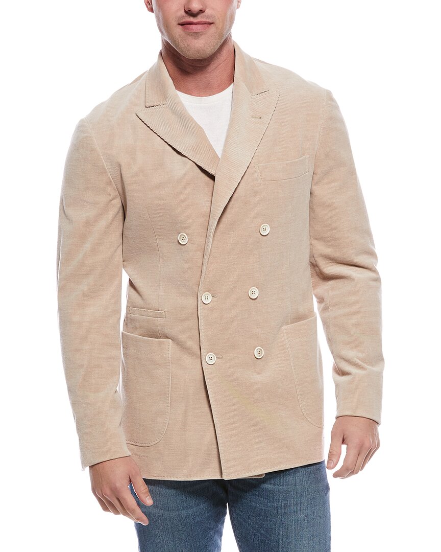 Brunello Cucinelli Corduroy Cashmere-Blend Blazer