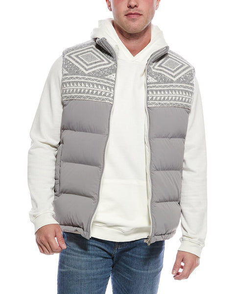 ☆BRUNELLO CUCINELLI☆ダウンベスト☆カシミヤ☆リバーシブル☆ Brunello Cucinelli Wool, Cashmere, & Silk-Blend Down Vest – Bluefly