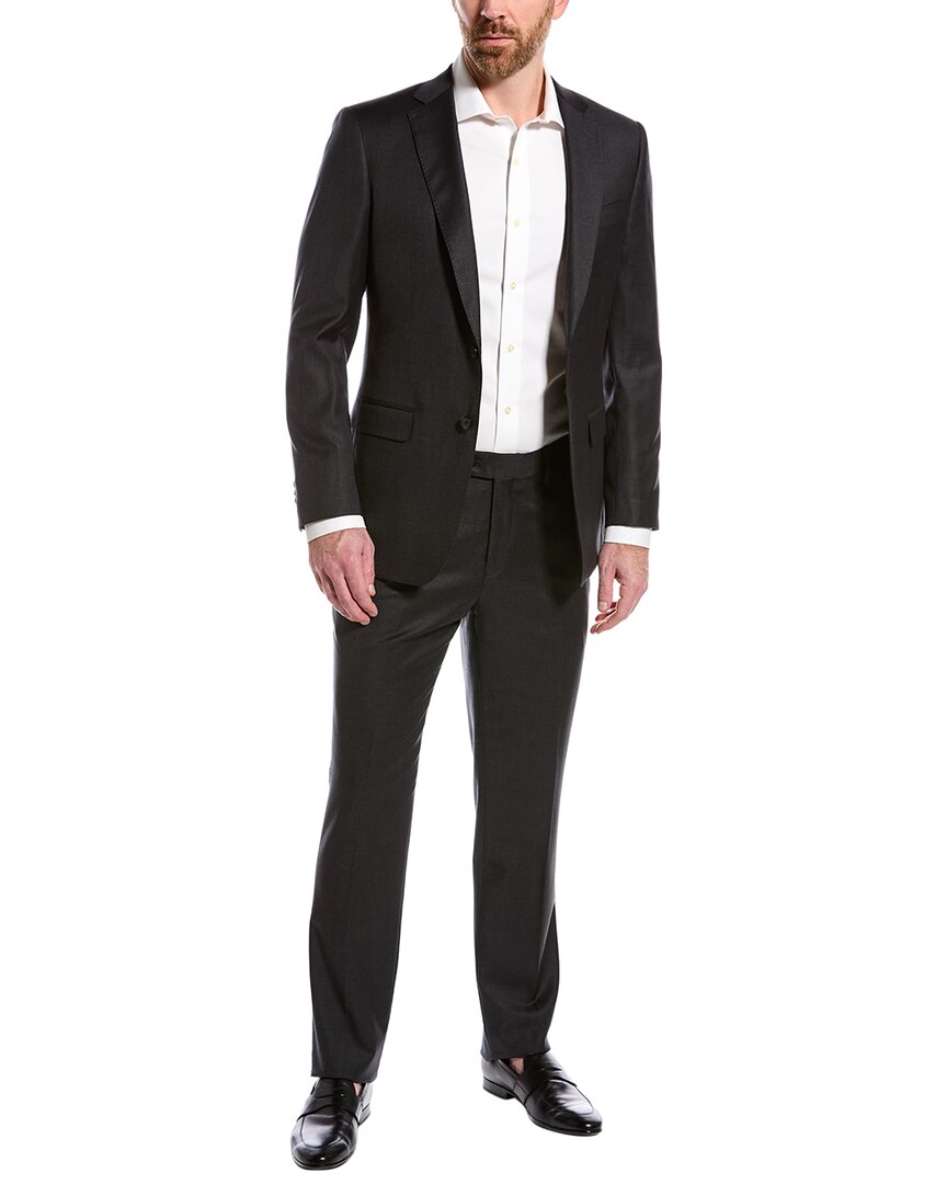 Cavalli Class 2Pc Slim Fit Wool Suit