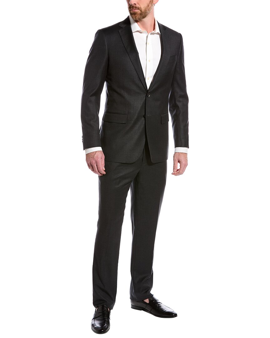 Cavalli Class 2Pc Slim Fit Wool Suit