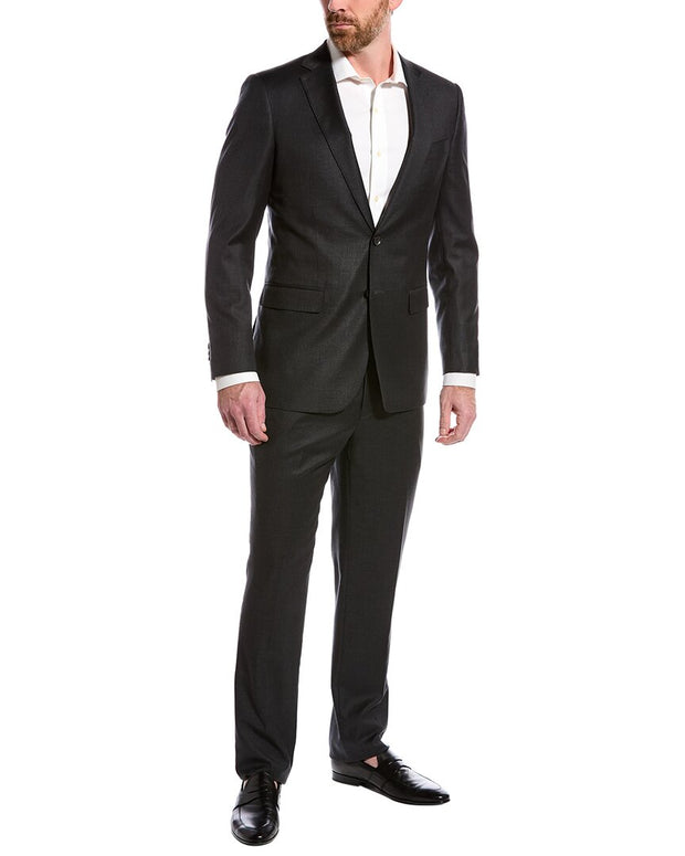 Cavalli Class 2Pc Slim Fit Wool Suit