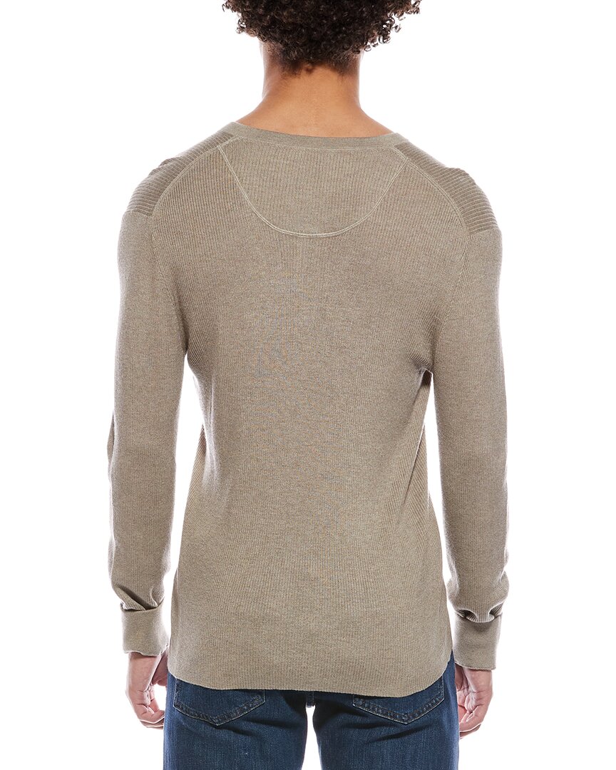 Simkhai Hezekiah Silk & Cashmere-Blend Henley Shirt