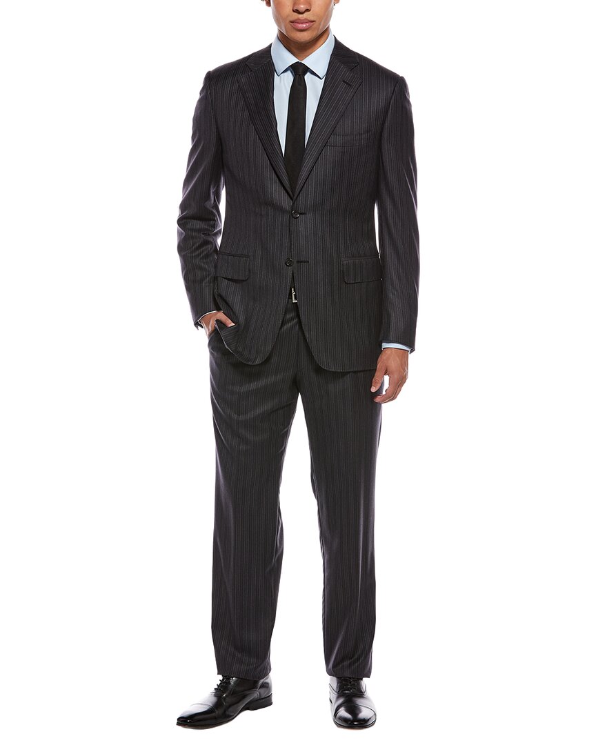 Canali Canali 2Pc Wool & Silk-Blend Suit