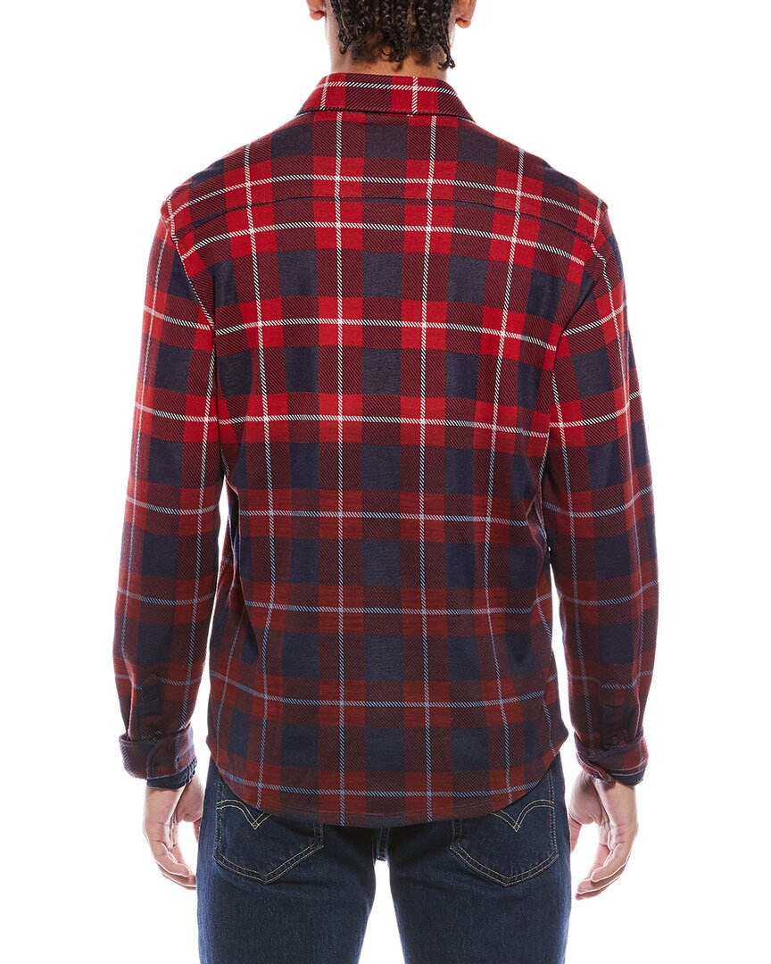 Stone Rose Jacquard Knit Check Shirt