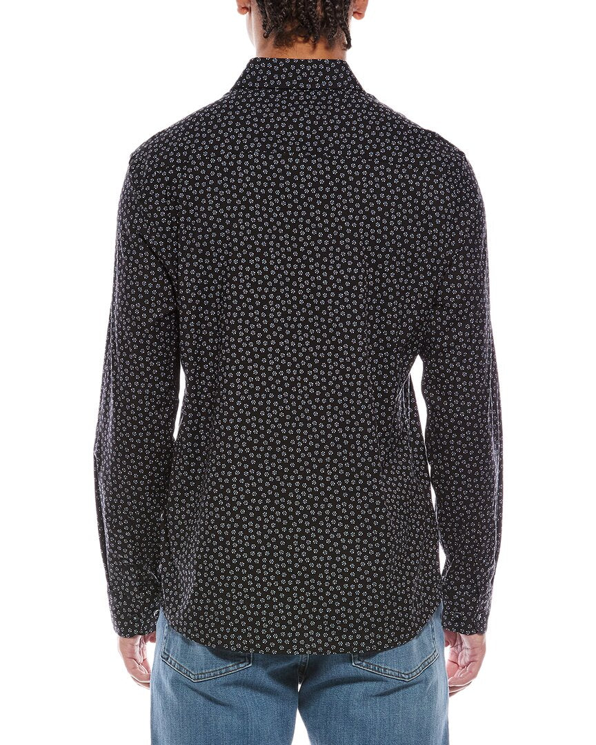 Stone Rose Stretch Print Shirt