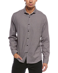 Stone Rose Stretch Print Shirt