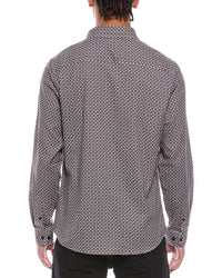 Stone Rose Stretch Print Shirt