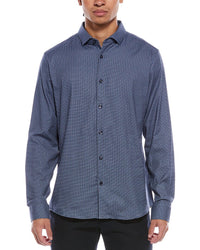 Stone Rose Stretch Print Shirt