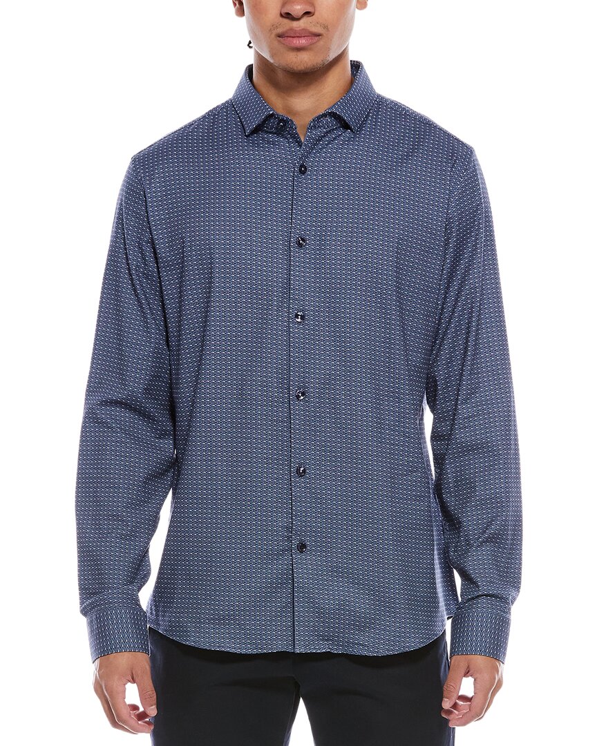 Stone Rose Stretch Print Shirt