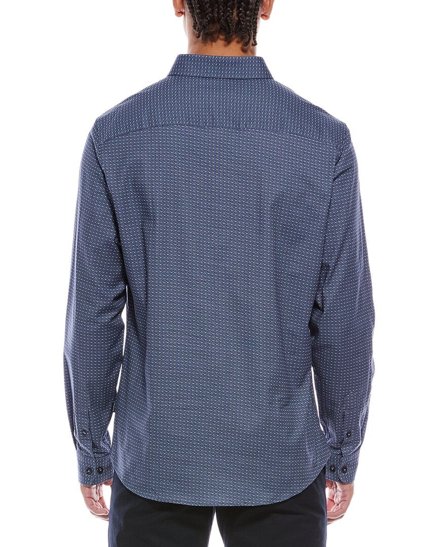 Stone Rose Stretch Print Shirt