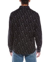 Stone Rose Stretch Print Shirt