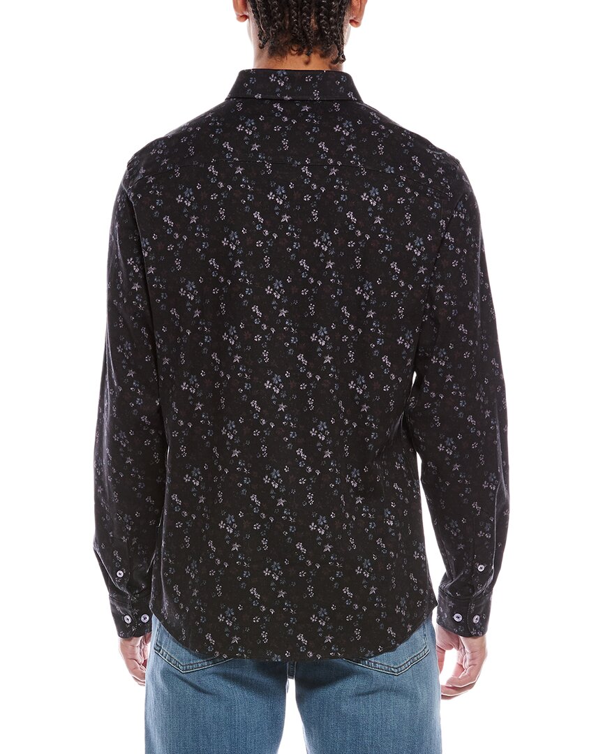 Stone Rose Stretch Print Shirt