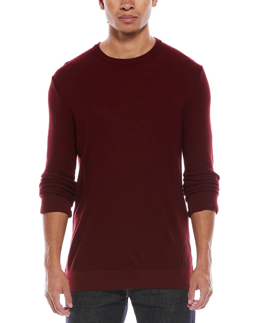 Stone Rose Waffle Knit Wool-Blend Shirt