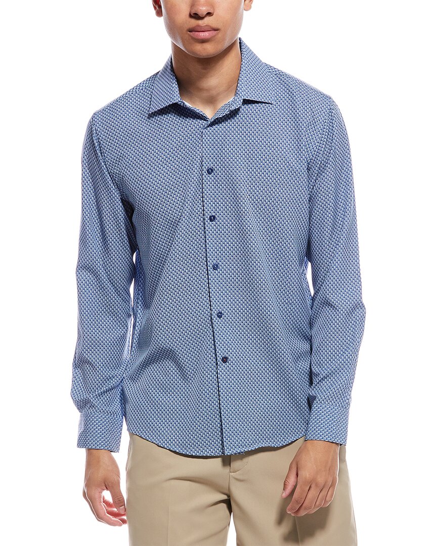Nautica Slim Fit Performance Super Shirt Regular S Blue