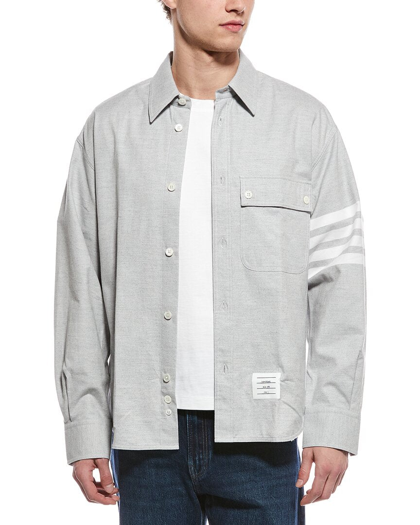 Thom Browne 4 Bar Oversized Shirt